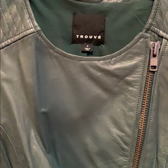 Trouve green leather jacket from Nordstrom - Picture 2 of 8